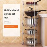 Kitchen Pan Organizer Rack