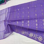 Half Silk Jamdani Saree